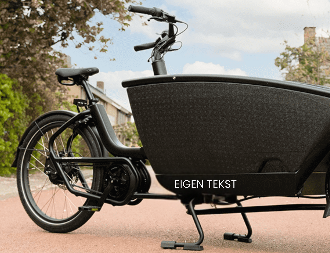 Urban Arrow met eigen sticker