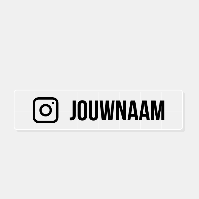 Pegatina de Instagram