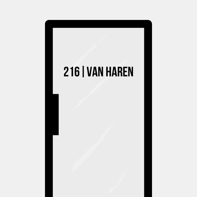 Raam sticker huisnummer & familie