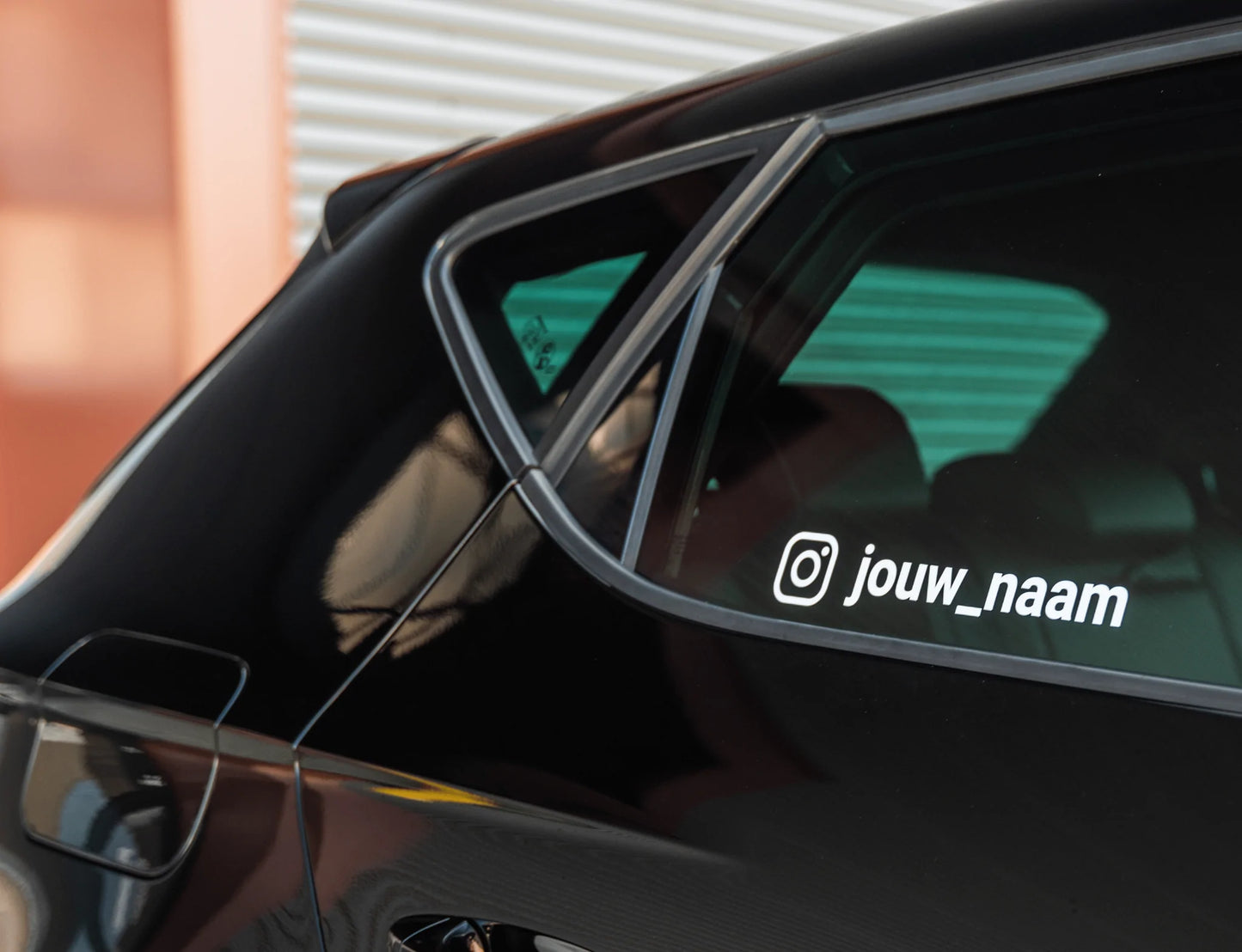 Pegatina de Instagram para coches | Rayas