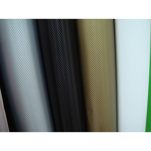 Papel adhesivo 3D de fibra de carbono | Plata